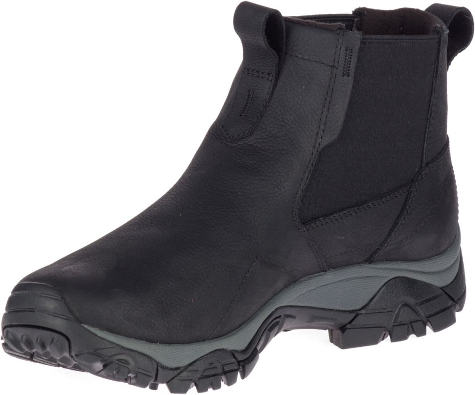 Merrell Black Herren Moab Adventure Chelsea Polar Wasserdicht Weite Weite