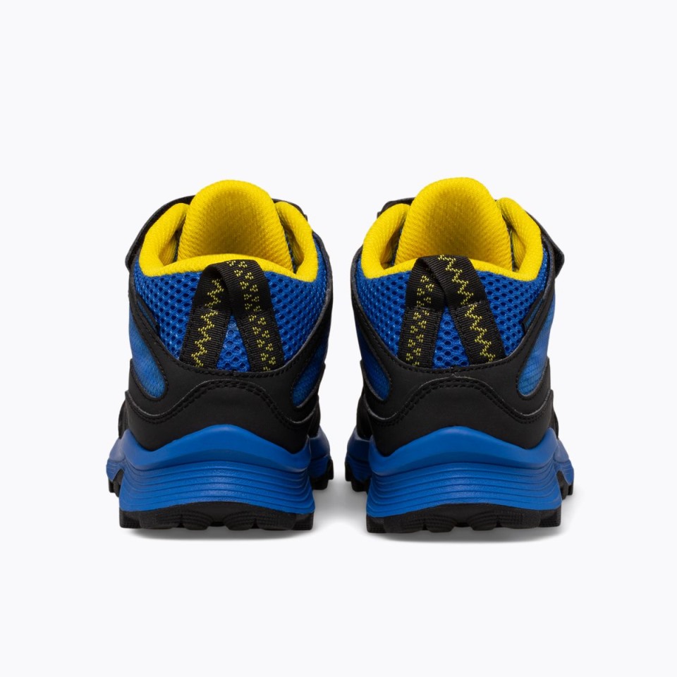 Merrell Schwarz Königsgelb Moab Speed Mid A/c Für Große Kinder Wasserdicht