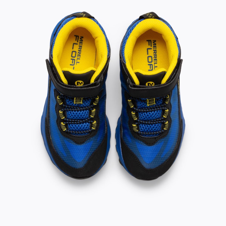 Merrell Schwarz Königsgelb Moab Speed Mid A/c Für Große Kinder Wasserdicht