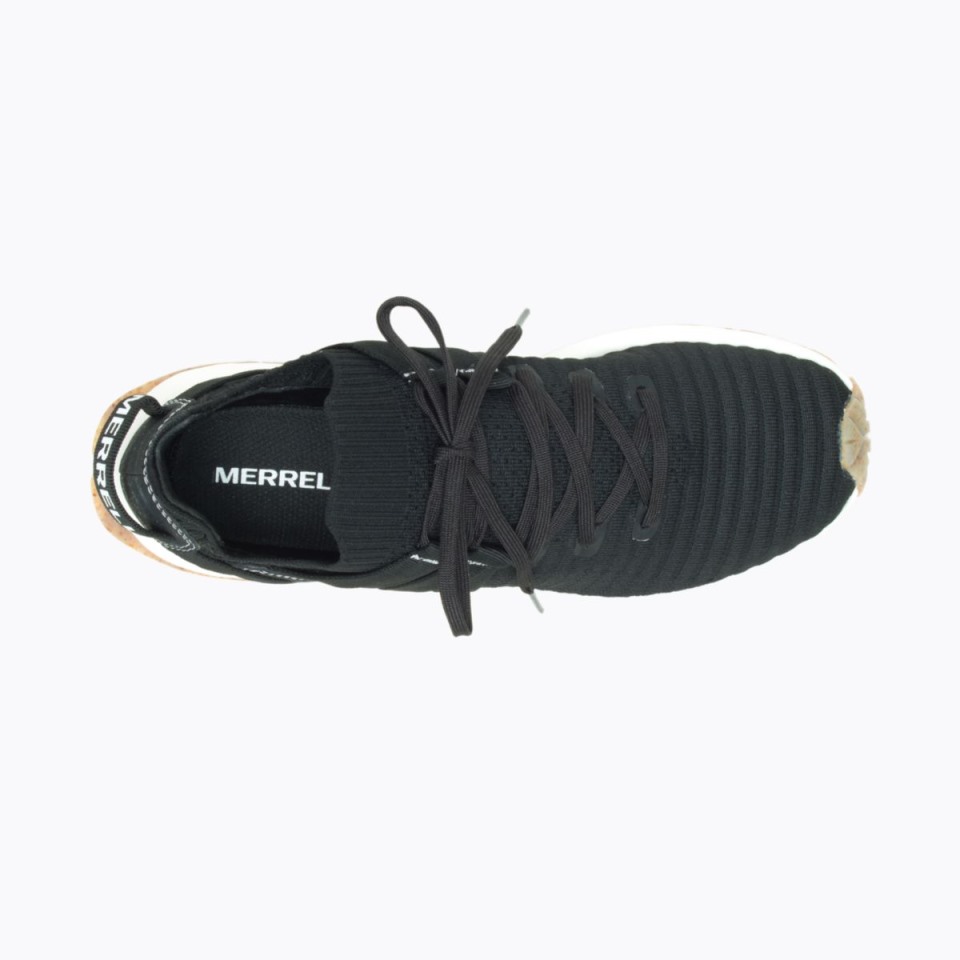 Merrell Black White Herren-sneaker Mit Schnürung Eco Dye
