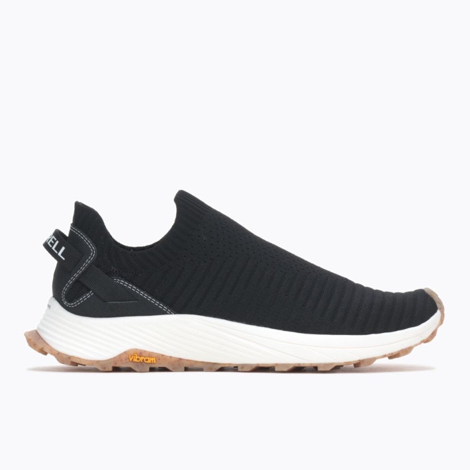 Merrell Schwarz Weiß Herren Enter Sneaker Moc Eco Dye Breite Weite