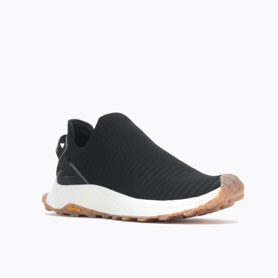 Merrell Schwarz Weiß Herren Enter Sneaker Moc Eco Dye Breite Weite
