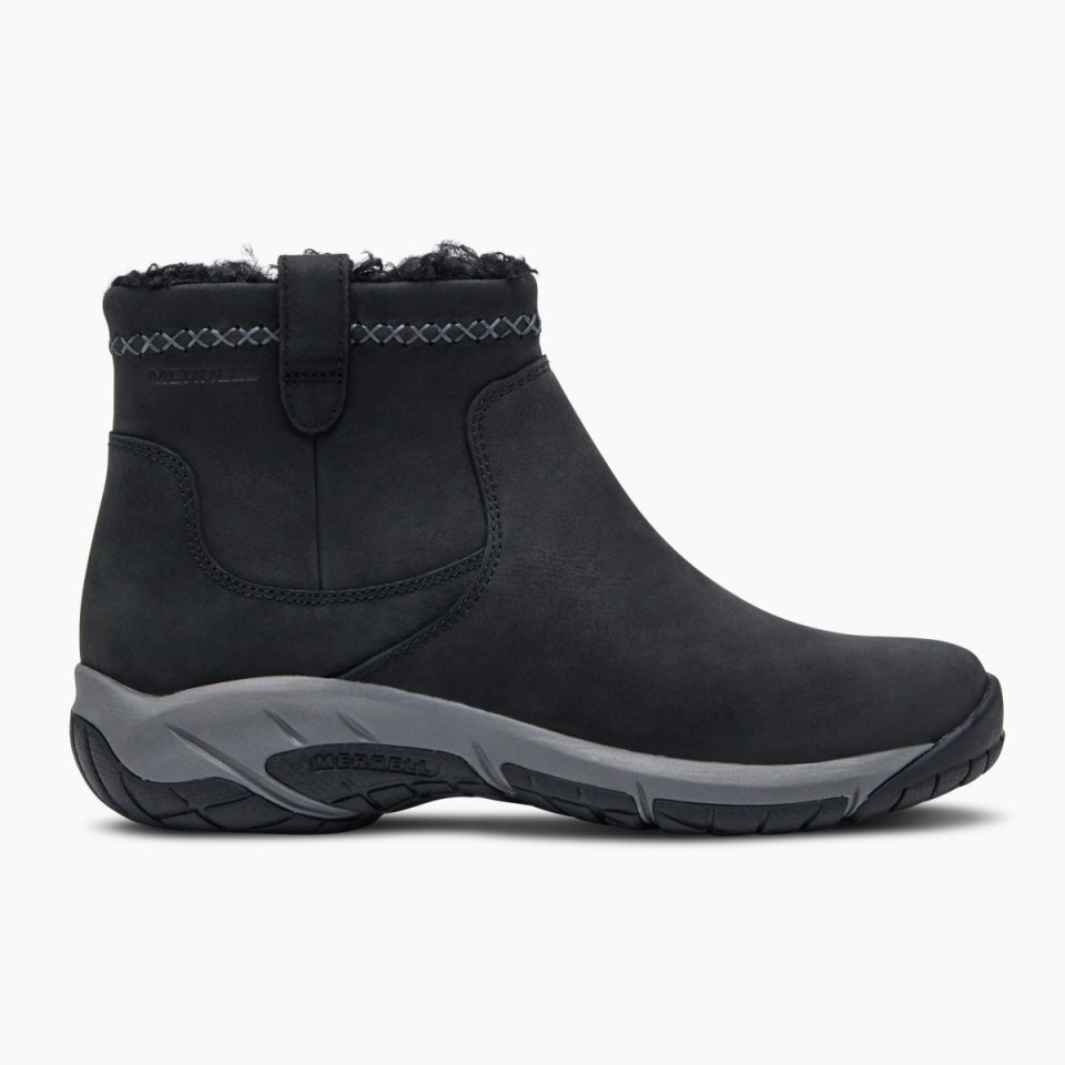 Merrell Black Damen Encore 4 Bluff Zip Polar Wasserdicht Breite Breite Merrell Black Damen Encore 4 Bluff Zip Polar Wasserdicht Breite Breite
