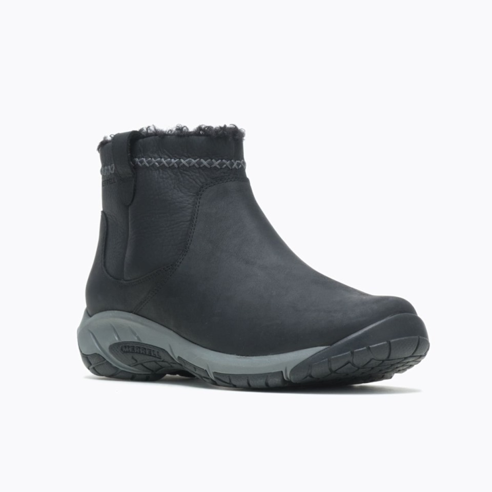 Merrell Black Damen Encore 4 Bluff Zip Polar Wasserdicht Breite Breite