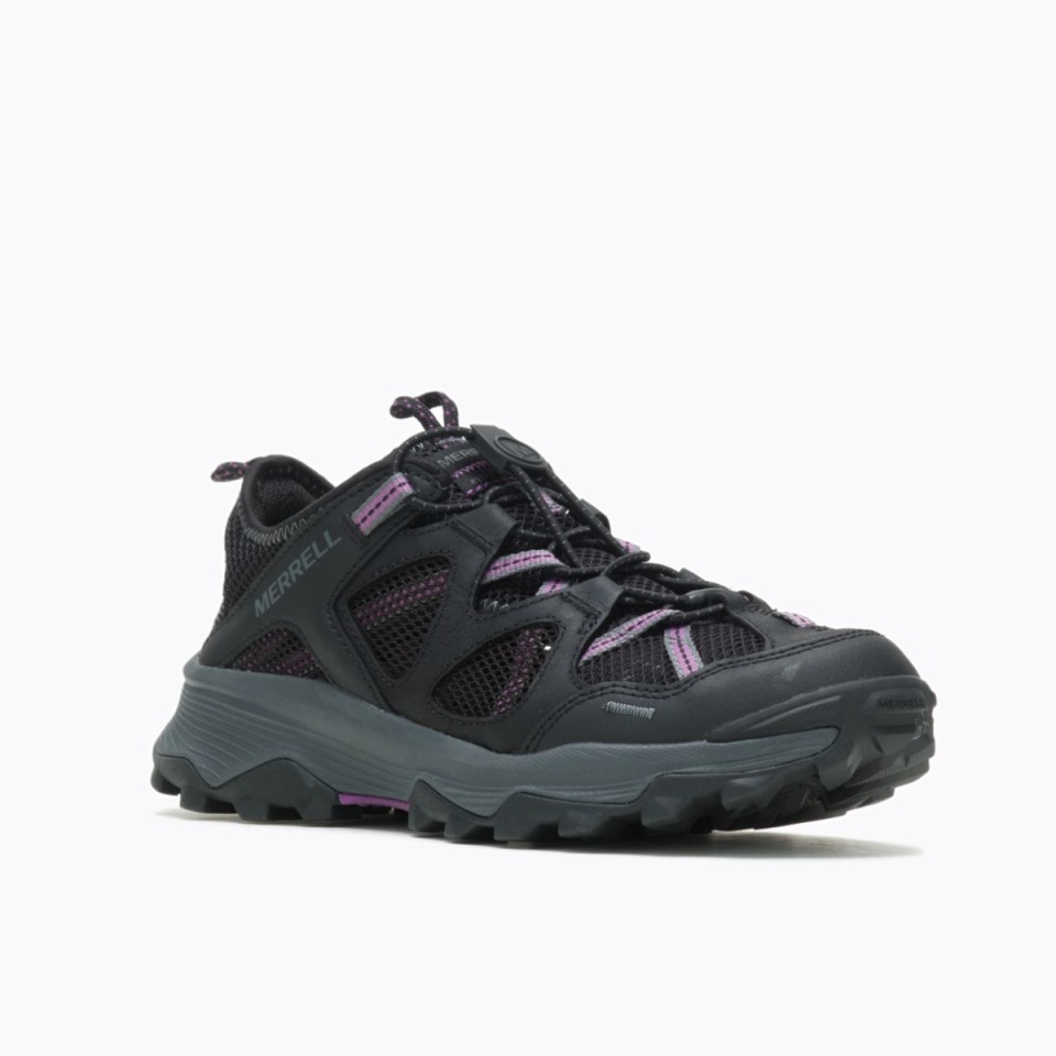 Merrell Black Speed ​​Strike Ledersieb Für Damen