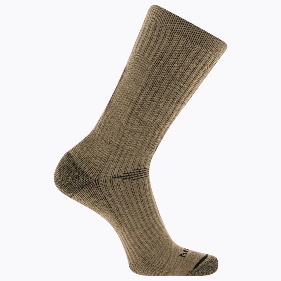 Merrell Brown Elite Taktische Crew-Socke Merrell Brown Elite Taktische Crew-Socke