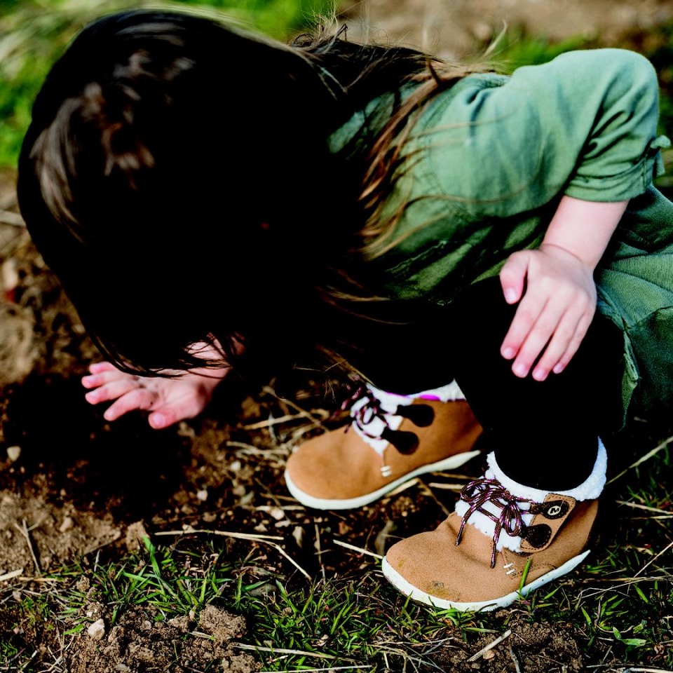 Merrell Kastanie Wildleder Kleine Kinder Bare Steps® Kakao Jr. Stiefel