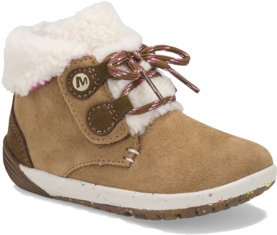 Merrell Kastanie Wildleder Kleine Kinder Bare Steps® Kakao Jr. Stiefel
