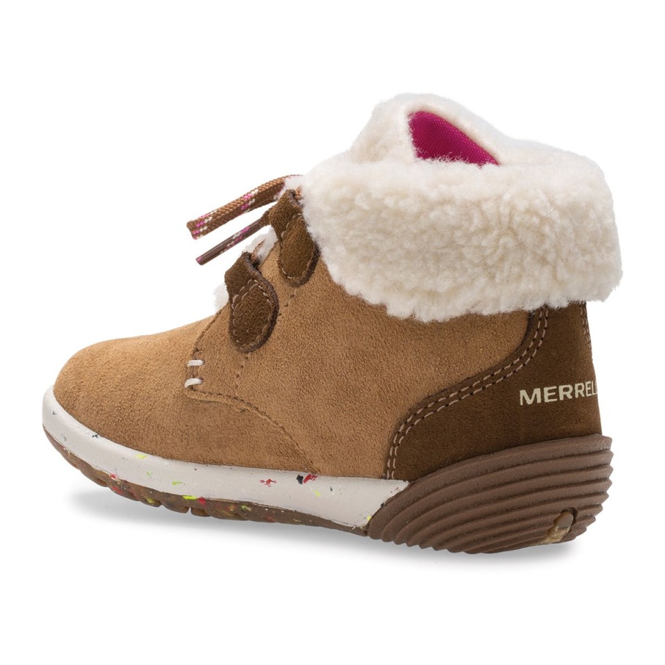 Merrell Kastanie Wildleder Kleine Kinder Bare Steps® Kakao Jr. Stiefel