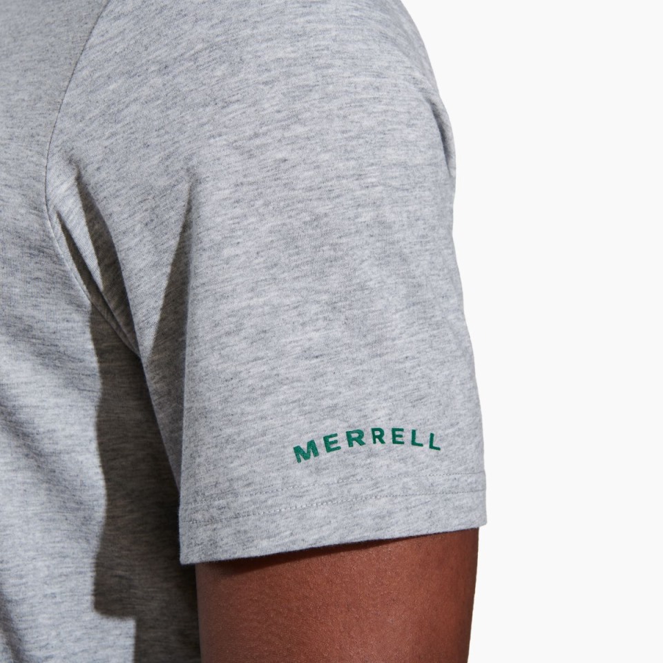 Merrell Grey Heather Wander-On-T-Shirt Für Herren