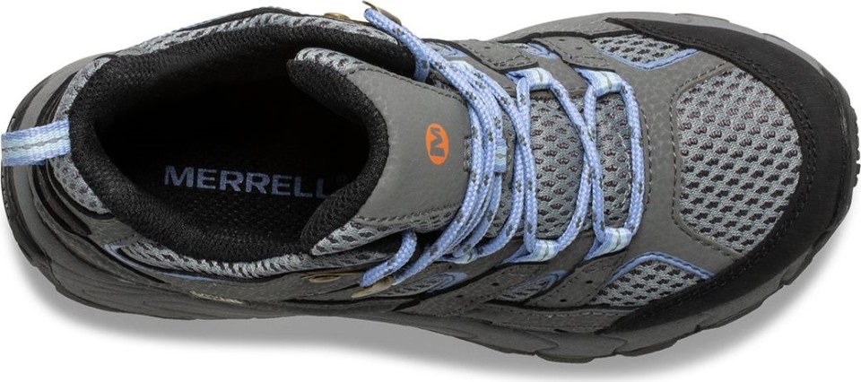 Merrell Grey Periwinkle Moab 2 Mid Wasserdichter Stiefel Für Große Kinder