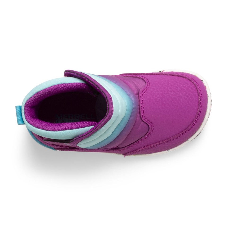 Merrell Bare Steps Kugelstiefel Für Kleine Kinder, Beerentürkis