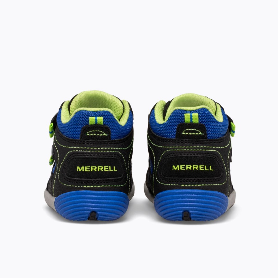 Merrell Bare Steps&Reg Height Waterproof Jr. Für Kleine Kinder. Stiefel Schwarz Royal