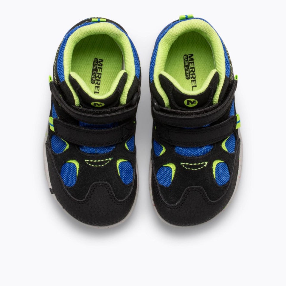 Merrell Bare Steps&Reg Height Waterproof Jr. Für Kleine Kinder. Stiefel Schwarz Royal