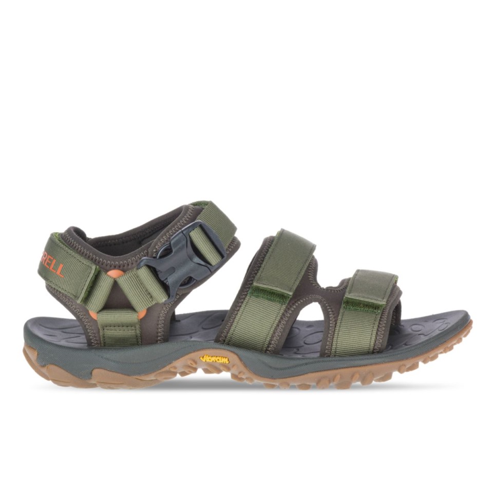 Merrell Herren Kahuna Oliv Mit 3 Riemen Merrell Herren Kahuna Oliv Mit 3 Riemen