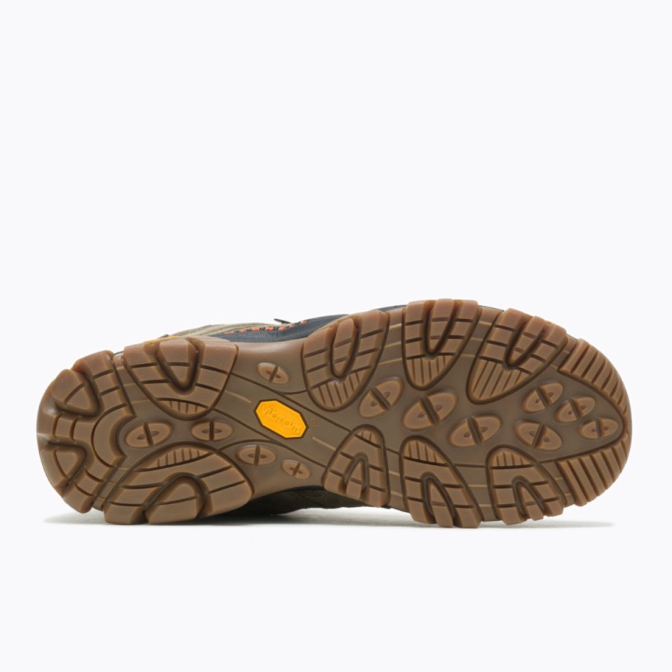 Merrell Herren Moab 3 Mid Wasserdichter Olivengummi