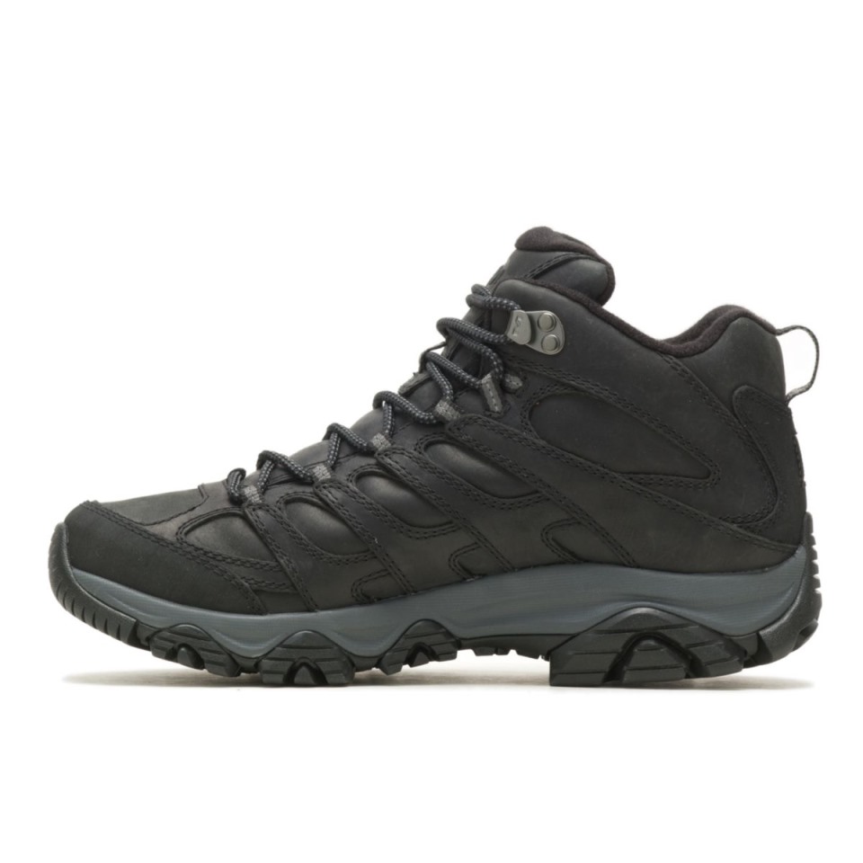 Merrell Herren Moab 3 Prime Mid Wasserdicht Schwarz