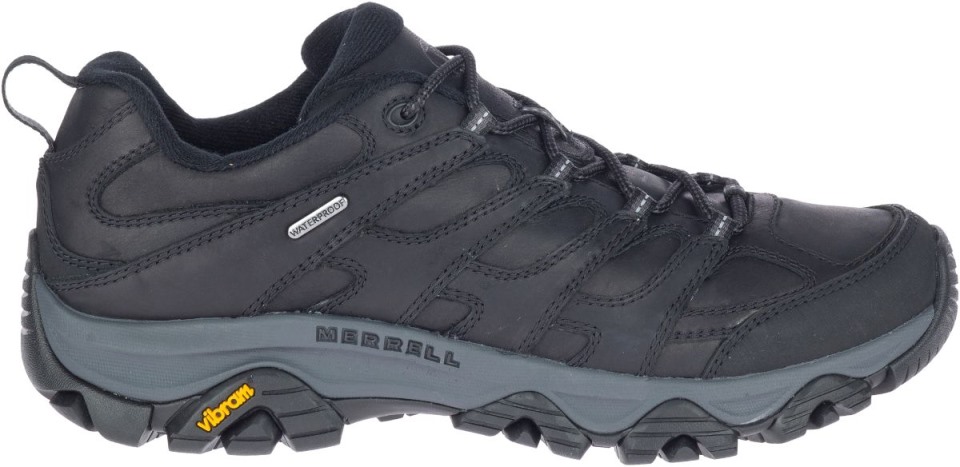 Merrell Herren Moab 3 Prime Wasserdicht Schwarz
