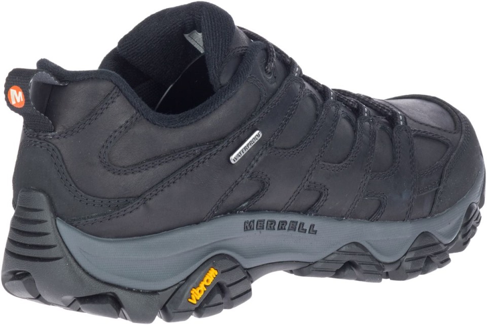 Merrell Herren Moab 3 Prime Wasserdicht Schwarz