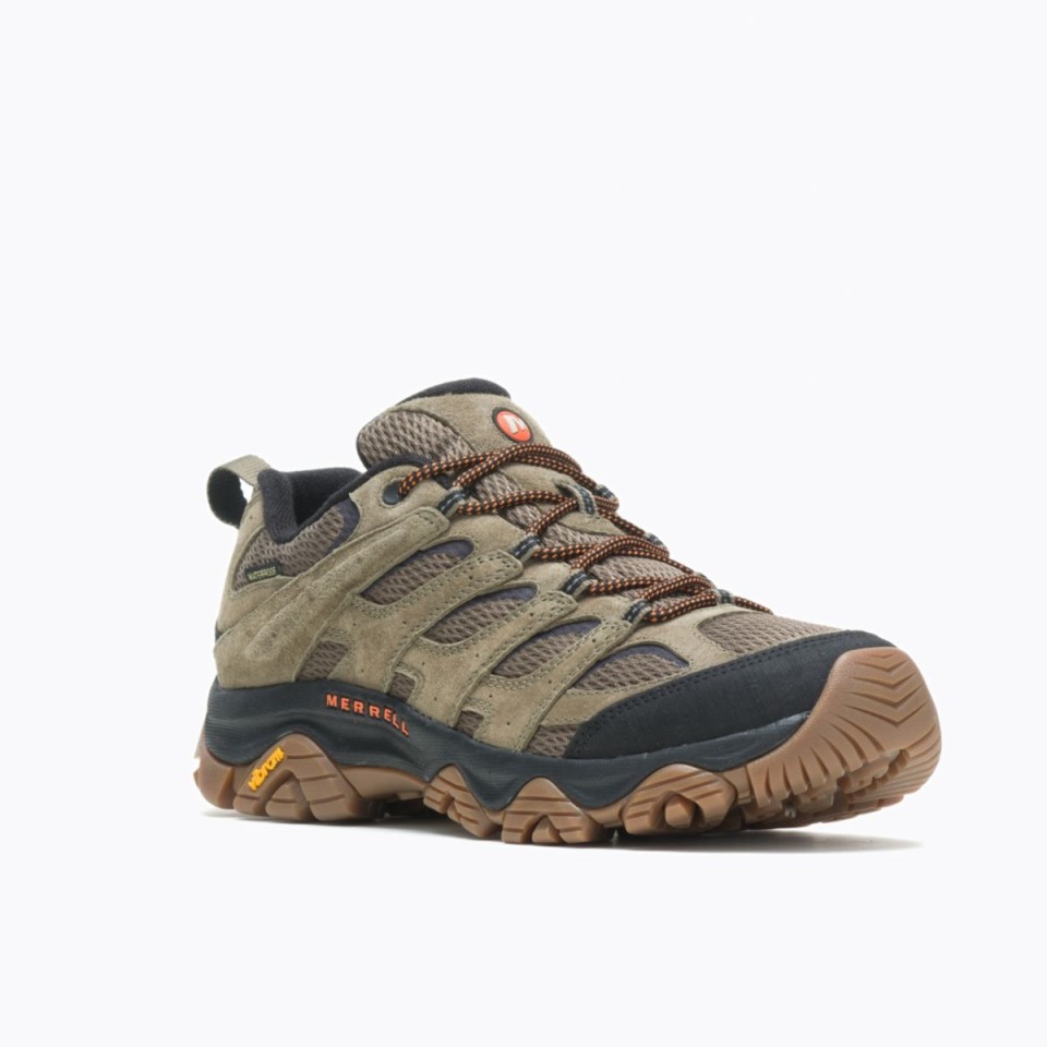 Merrell Herren Moab 3 Wasserdichter Olivengummi