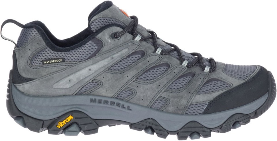 Merrell Herren Moab 3 Wasserdichter Granit Mit Breiter Breite
