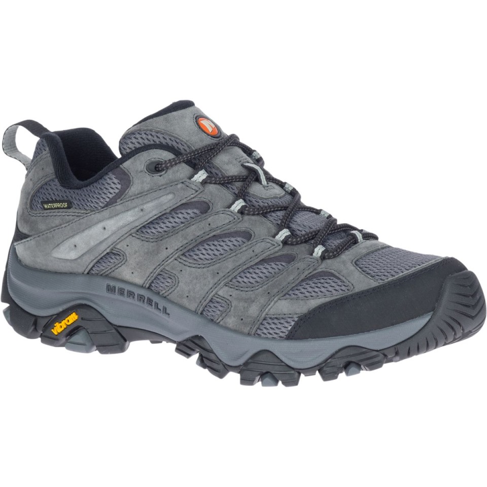 Merrell Herren Moab 3 Wasserdichter Granit Mit Breiter Breite