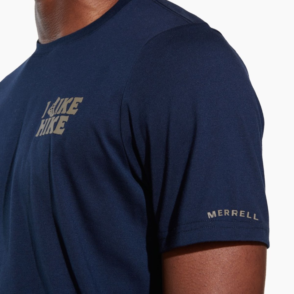 Merrell Navy Herren-Like-T-Shirt