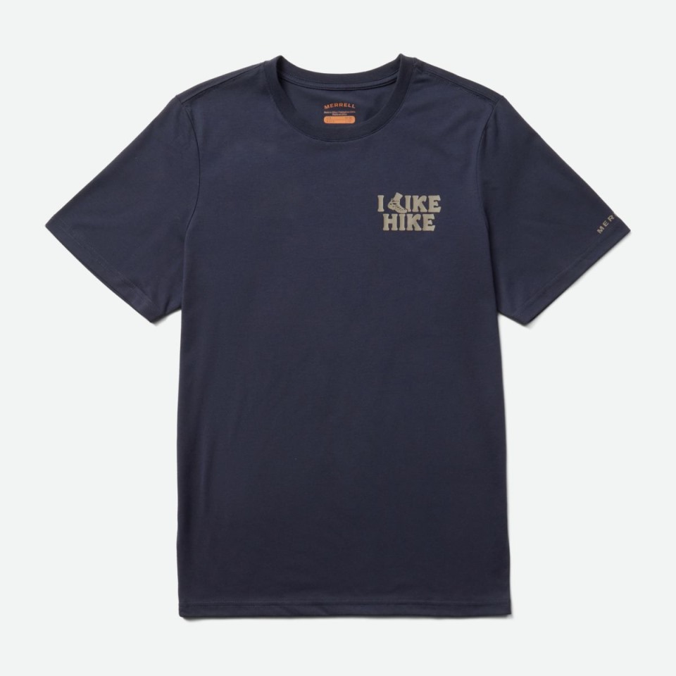 Merrell Navy Herren-Like-T-Shirt
