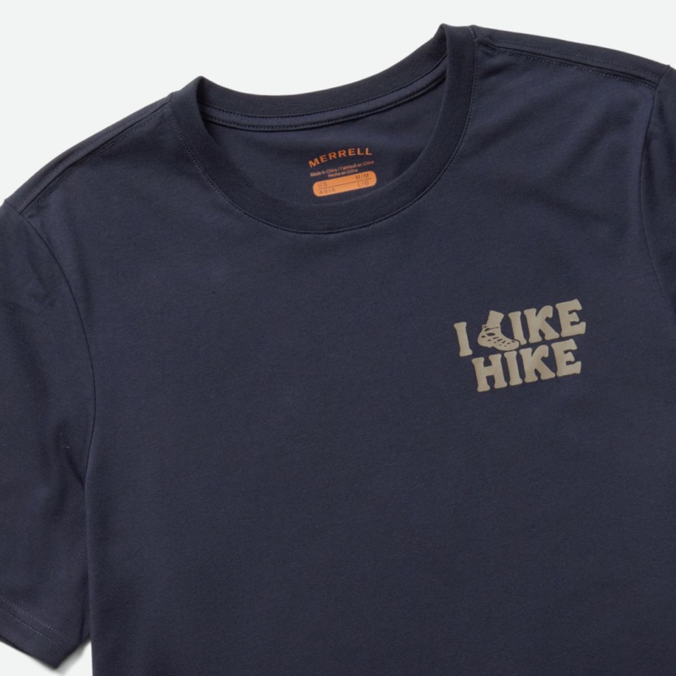Merrell Navy Herren-Like-T-Shirt