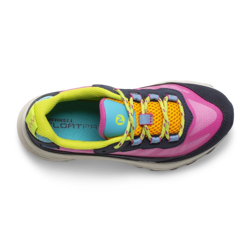 Merrell Navy Multi Moab Speed ​​Low Für Große Kinder, Wasserdicht