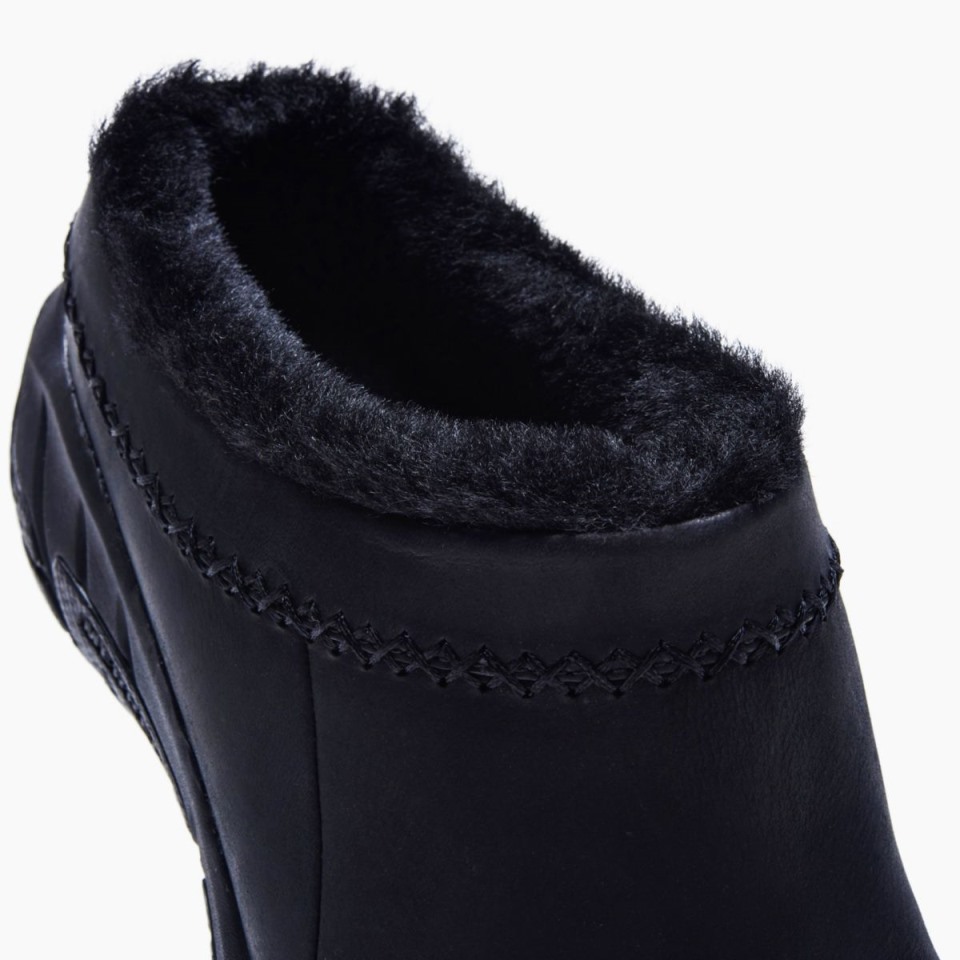 Merrell Glattes Schwarzes Encore Ice 4 Leder Für Damen