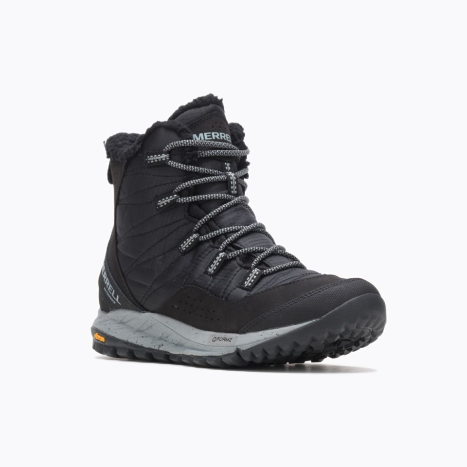 Merrell Damen Antora Sneaker Boot Wasserdicht Schwarz