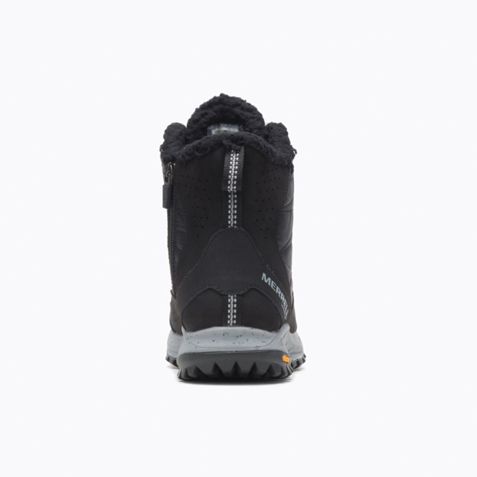 Merrell Damen Antora Sneaker Boot Wasserdicht Schwarz