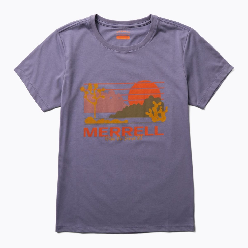 Merrell Wüsten-T-Shirt Für Frauen Reiher