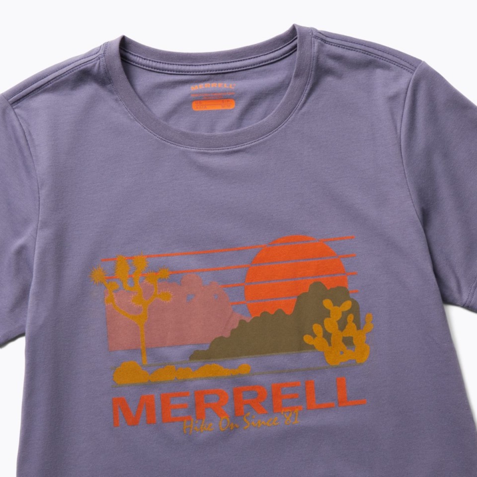 Merrell Wüsten-T-Shirt Für Frauen Reiher