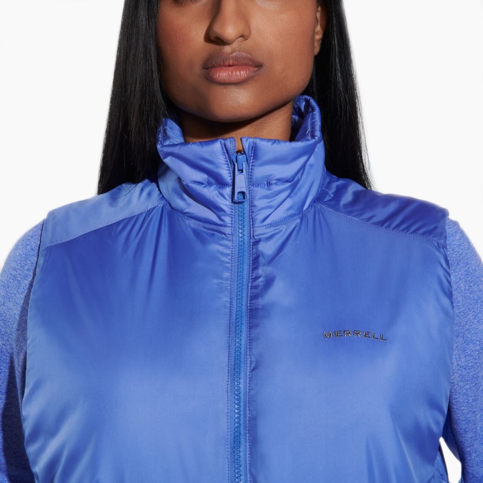 Merrell Geotex Isolierte Weste Für Damen Baja Blau