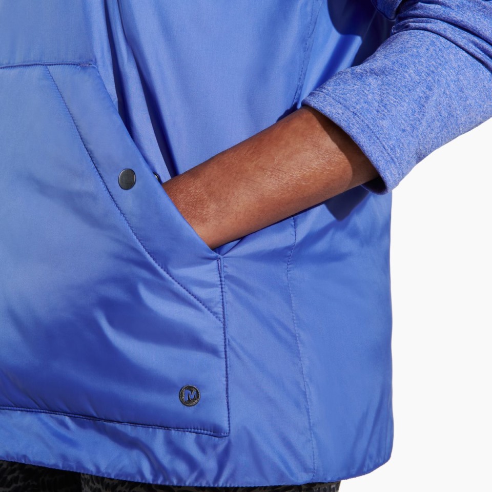 Merrell Geotex Isolierte Weste Für Damen Baja Blau