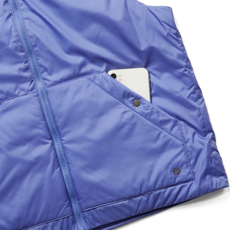 Merrell Geotex Isolierte Weste Für Damen Baja Blau