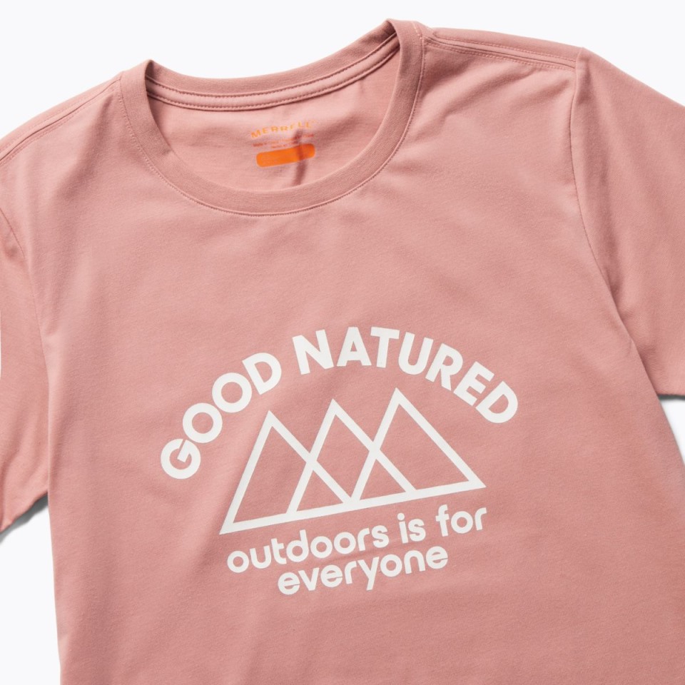 Merrell Gutmütiges T-Shirt Für Frauen, Aschrosa