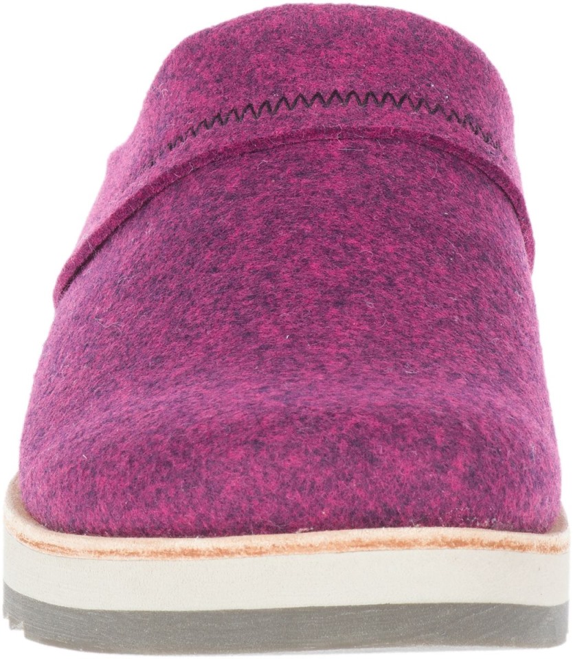 Merrell Damen Juno Clog Wolle Cranberry