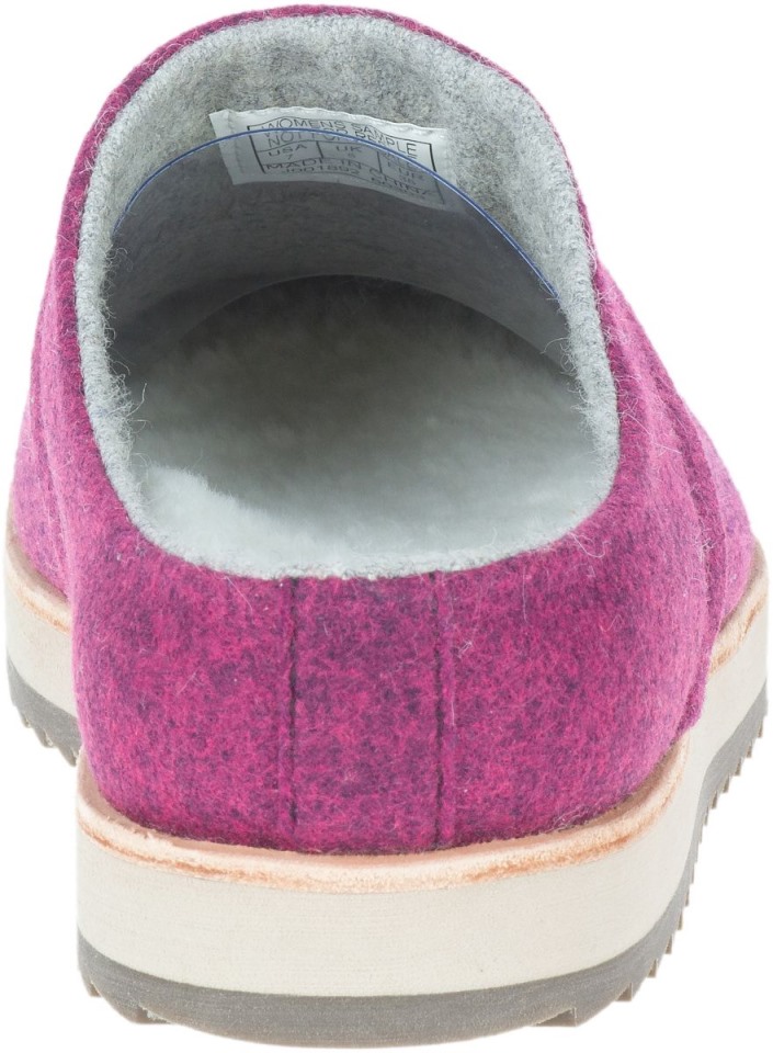 Merrell Damen Juno Clog Wolle Cranberry