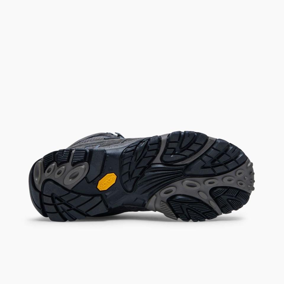 Merrell Damen Moab 2 Mittlerer Wasserdichter Granit Mit Breiter Breite