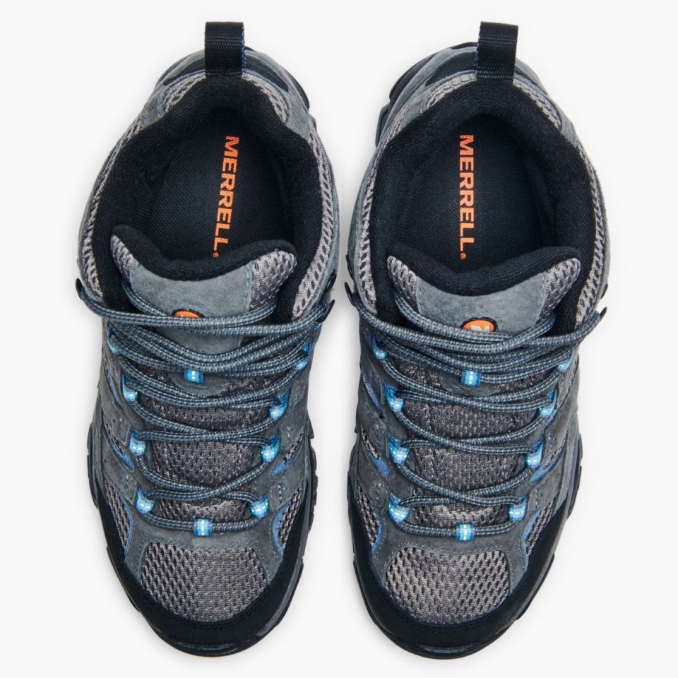 Merrell Damen Moab 2 Mittlerer Wasserdichter Granit Mit Breiter Breite