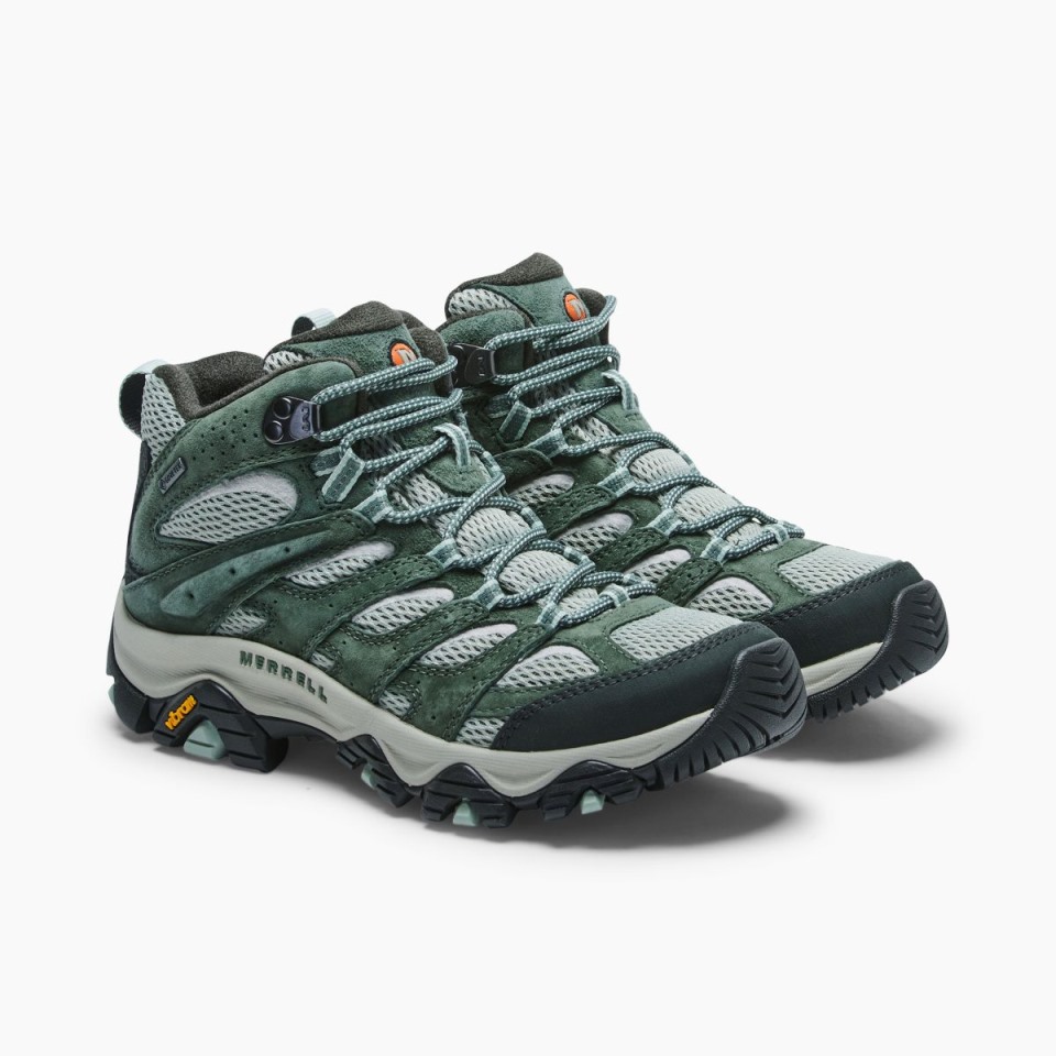 Merrell Damen Moab 3 Mid Gore-Tex Lorbeer