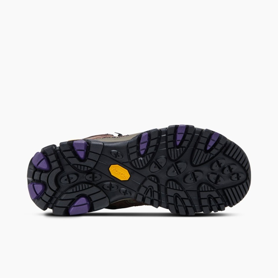 Merrell Damen Moab 3 Mid Wide Wide Bracken Purple