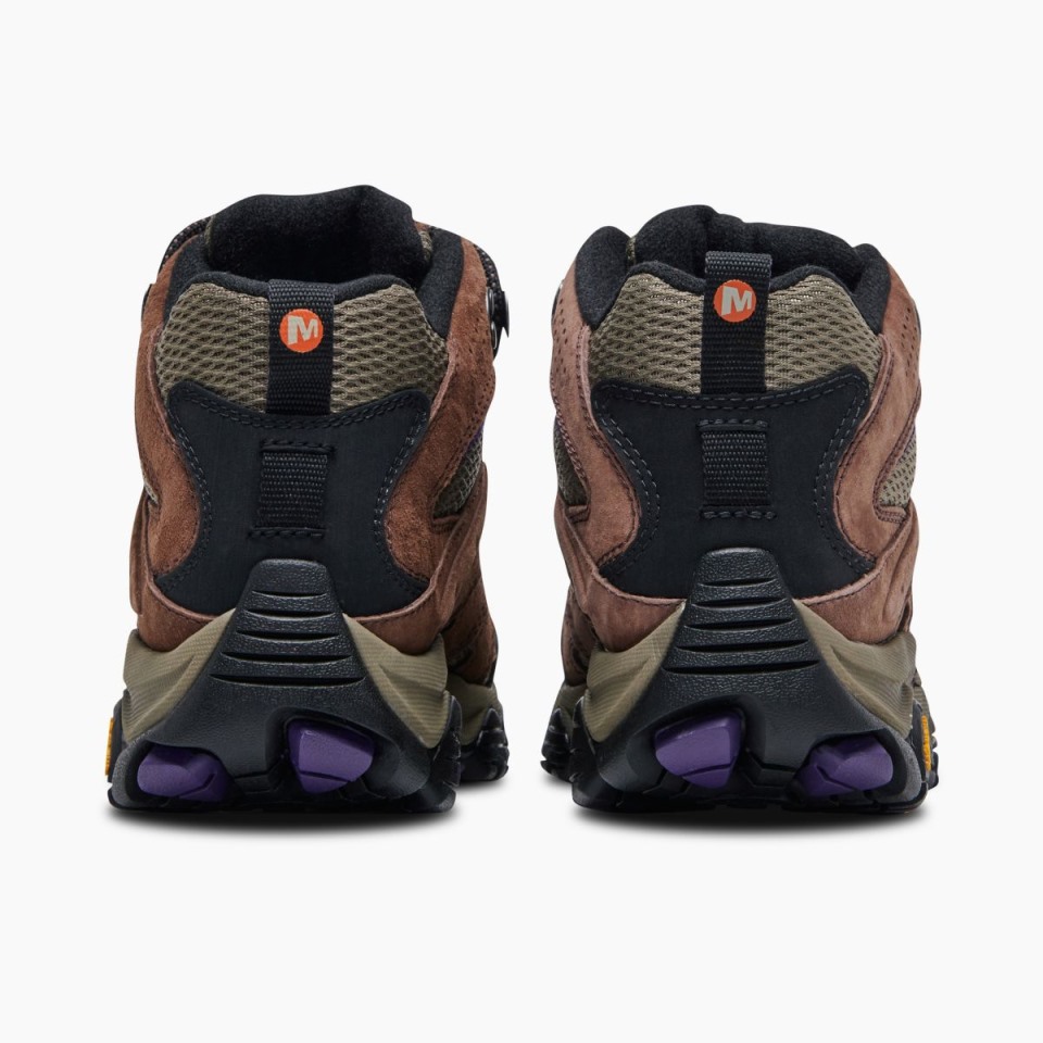 Merrell Damen Moab 3 Mid Wide Wide Bracken Purple