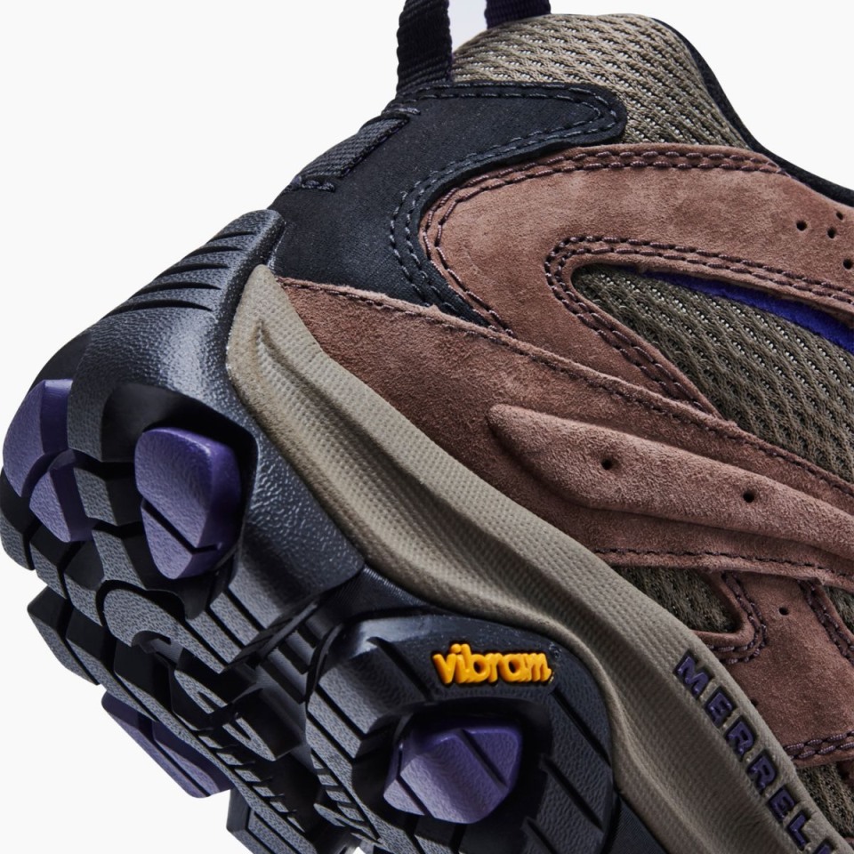 Merrell Damen Moab 3 Mid Wide Wide Bracken Purple