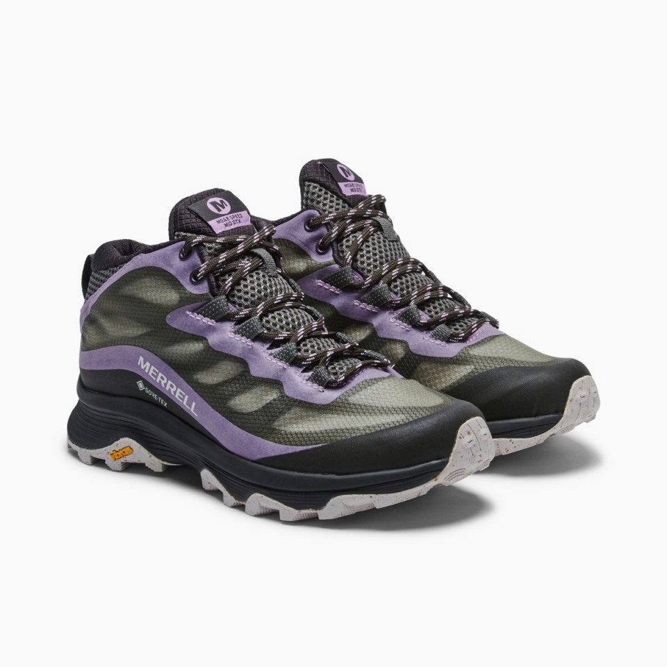 Merrell Damen Moab Speed ​​Mid Gore-Tex Flechten