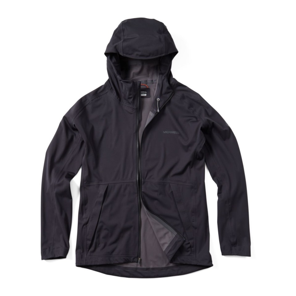 Merrell Flüsterregenjacke Für Damen Schwarz Merrell Flüsterregenjacke Für Damen Schwarz