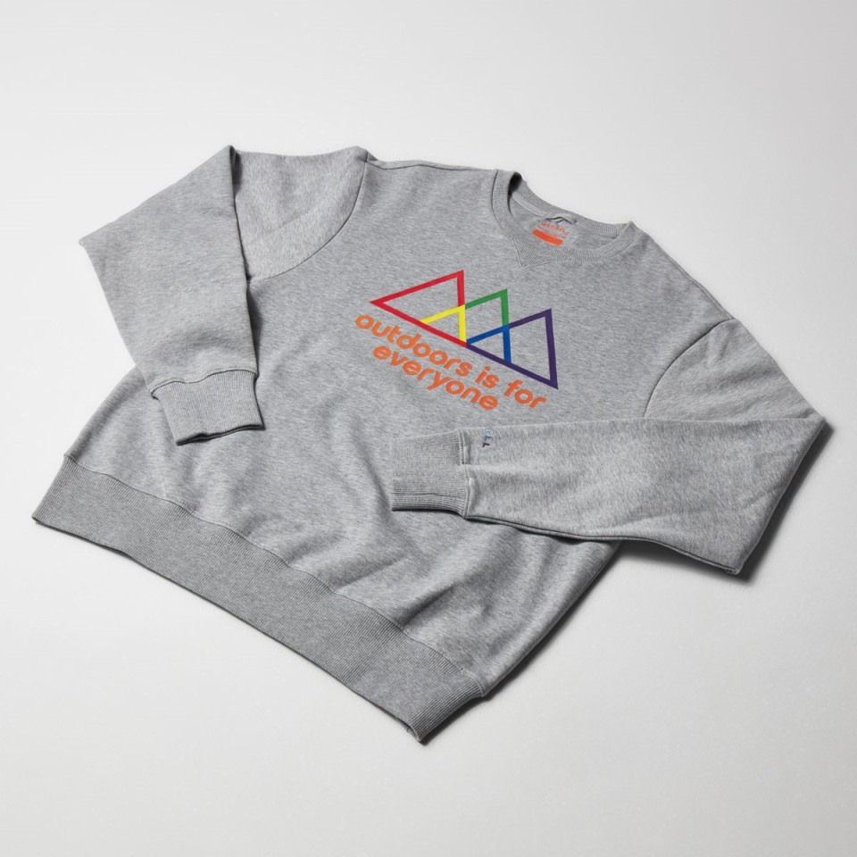 Outdoor Ist Etwas Für Alle Rundhals-Sweatshirt Merrell Heather Grey